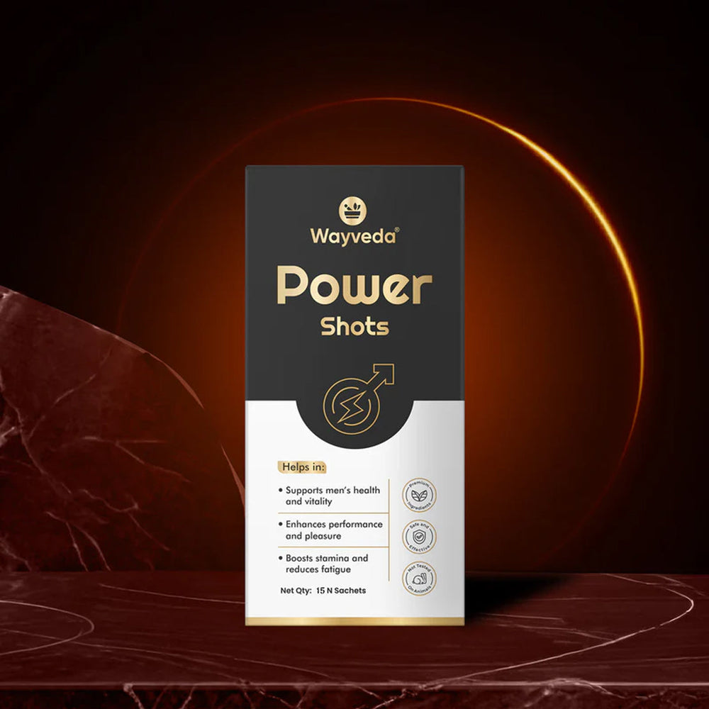 Wayveda Power Shots - Stamina & Performance Booster For Men - 15N