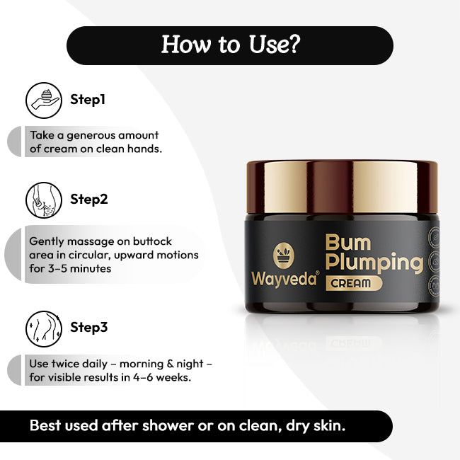 Wayveda Bum Plumping Cream - 50g - Wayveda