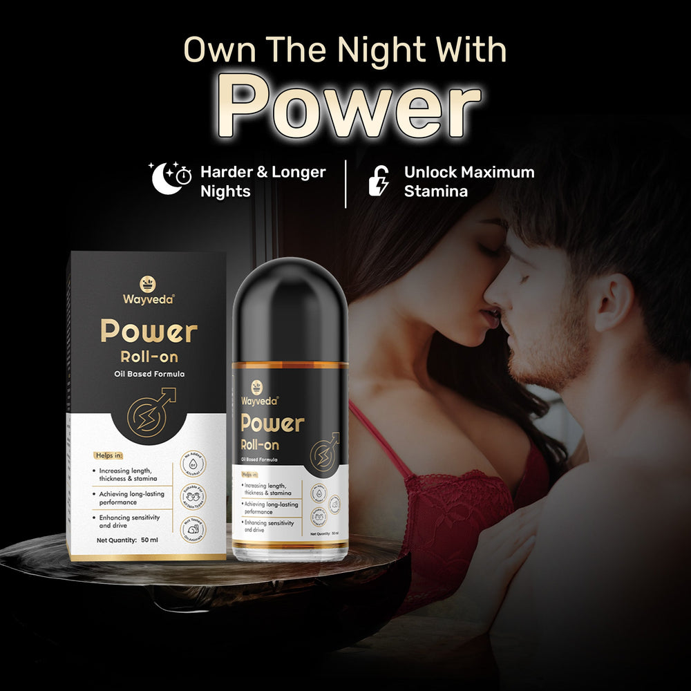 Wayveda Power Roll-On For Men - 50ml | Male Enhancer