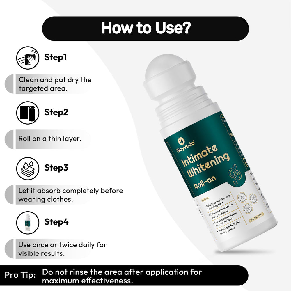 Wayveda Intimate Whitening Roll-On โ 50 ml - Wayveda