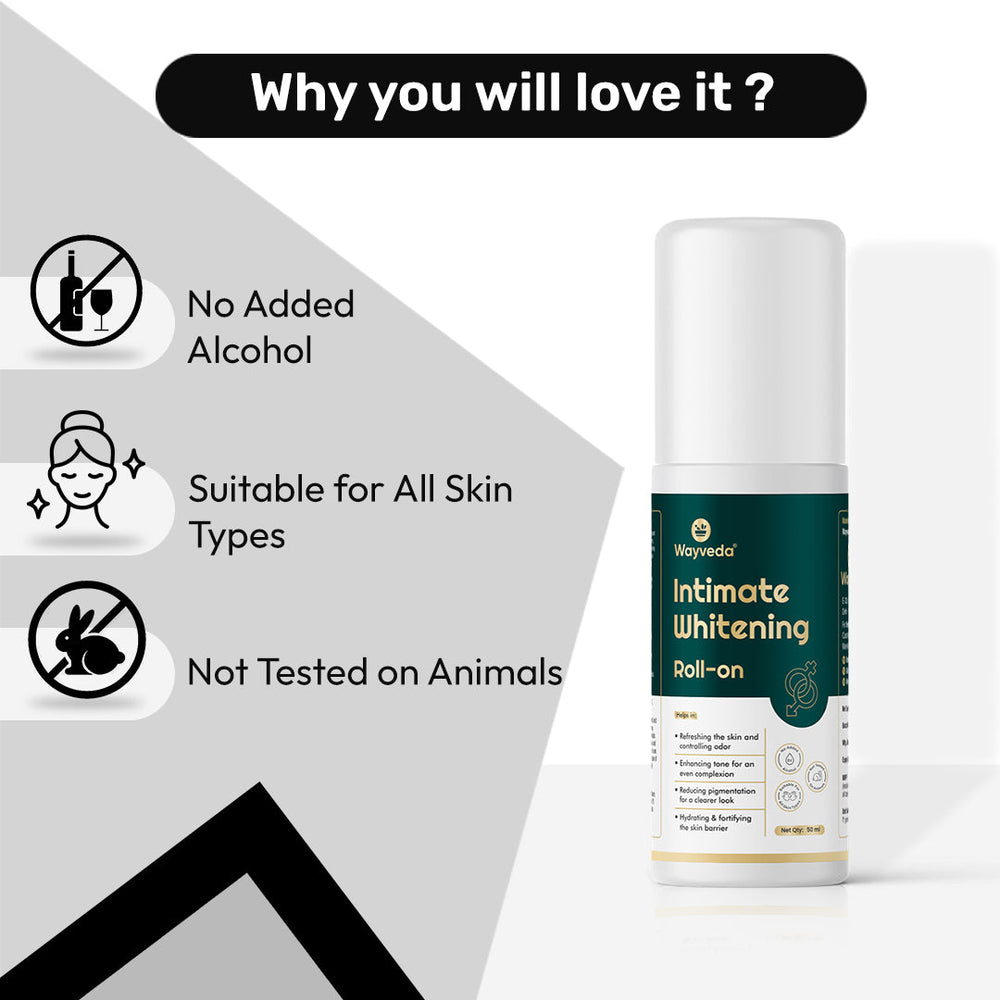 Wayveda Intimate Whitening Roll-On โ 50 ml - Wayveda