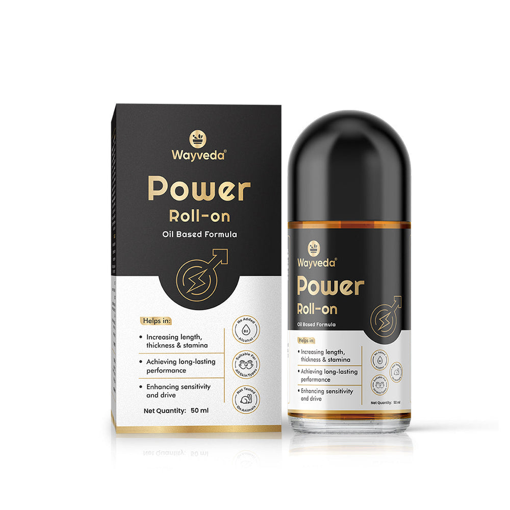 Wayveda Power Roll-On For Men - 50ml | Male Enhancer - Wayveda