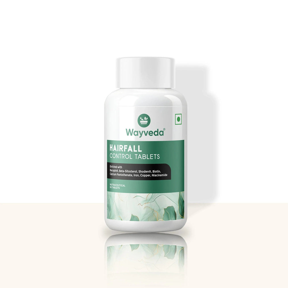 Wayveda Hairfall Control Tablets-60N - Wayveda